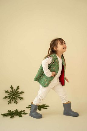 جلیقه سبز بچه گانه تنگ Kirazkids - کد 871051728
