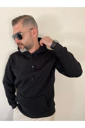 سوئیشرت اسپرت مشکی زنانه رگولار BENESSE - کد 871416765