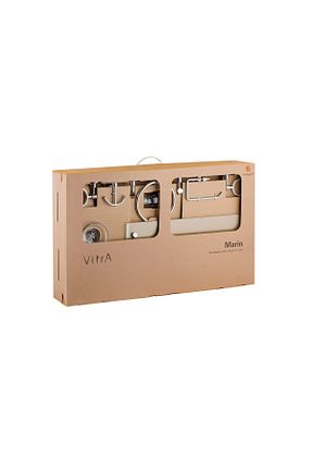 ست حمام بژ کروم VitrA - کد 243764412