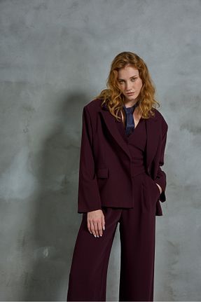 کت بنفش زنانه Straight Newmission - کد 871442996