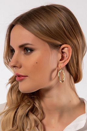 گوشواره جواهر طلائی حلقه Modex - کد 4724661