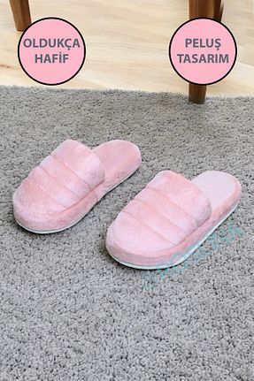 دمپائی خانگی صورتی زنانه پارچه ای Roslina - کد 871523469