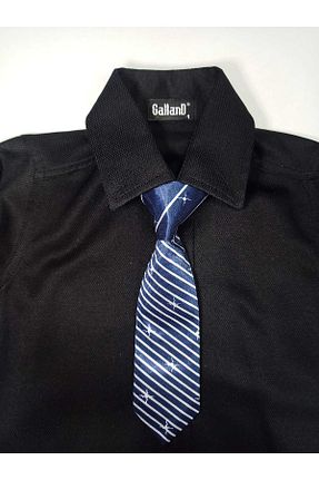 کراوات سرمه ای بچه گانه پلی استر GallanD - کد 871524228