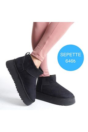 بوت / نیم بوت مشکی زنانه جیر MODA MHS - کد 864469366