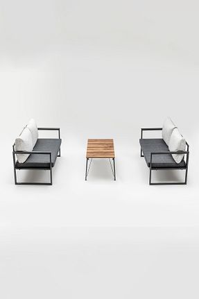 ست باغچه طوسی فلزی NEMSA METAL - کد 36961180