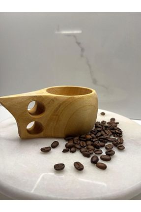 لیوان قهوه ای بامبو HBS Art Design - کد 871500290