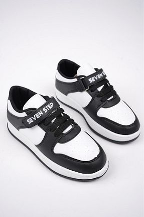کفش پیاده روی مشکی بچه گانه چرم مصنوعی MF MARKA SHOES - کد 871632420