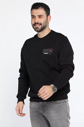 سوئیشرت مشکی مردانه ساده MİSHAR İTALİA - کد 871520213