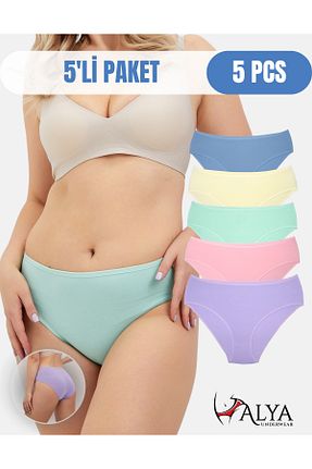 شورت رنگی زنانه پنبه - الاستین ALYA UNDERWEAR - کد 778436222