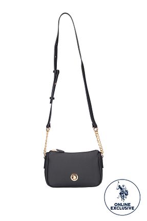 کیف پستچی مشکی زنانه U.S. Polo Assn. - کد 824731571