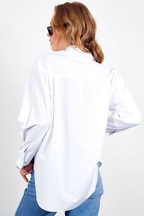 پیراهن سفید زنانه رگولار Vivika - کد 871543366