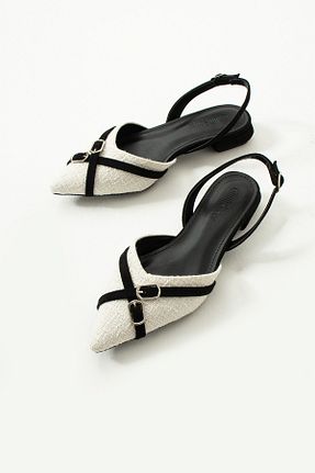 بابت سفید زنانه چرم مصنوعی Güllü Shoes - کد 871548181