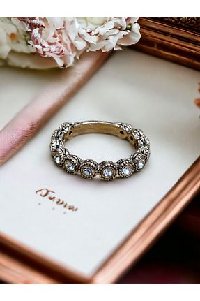 انگشتر جواهر سفید زنانه فلزی FAYRA ACCESSORIES - کد 808593409