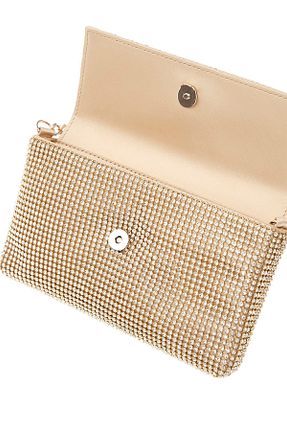 کیف دوشی طلائی زنانه Guess - کد 871576337