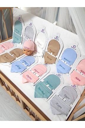 کلاه پشمی آبی بچه گانه پنبه ای bebek iklimi - کد 871575714