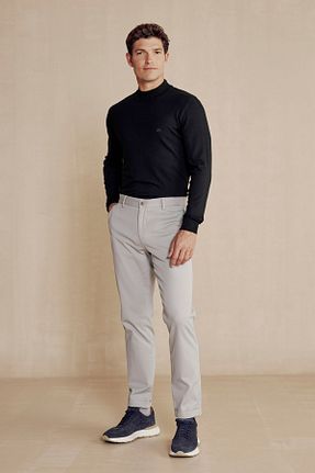 شلوار طوسی مردانه پنبه ای BROOKS BROTHERS - کد 871579642