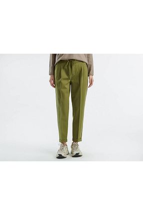 شلوار خاکی زنانه پارچه United Colors of Benetton - کد 871625243