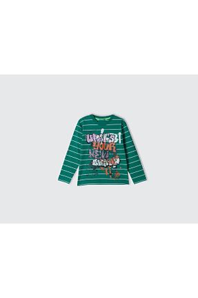 تیشرت سبز بچه گانه رگولار United Colors of Benetton - کد 871626962