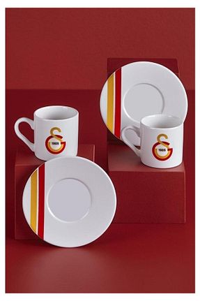لیوان آب قرمز سرامیک Galatasaray - کد 739085375