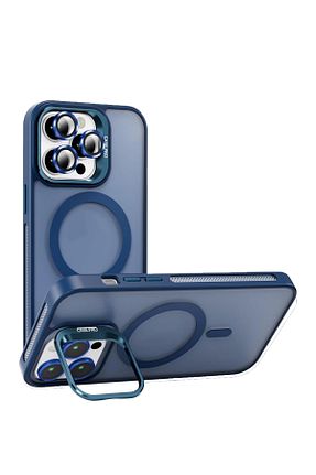 کاور و قاب سرمه ای iPhone 15 Pro Max Caseji - کد 871633771