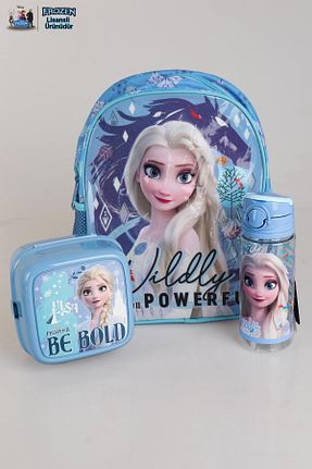 کیف مدرسه آبی بچه گانه پارچه ای ELSA - کد 835199765