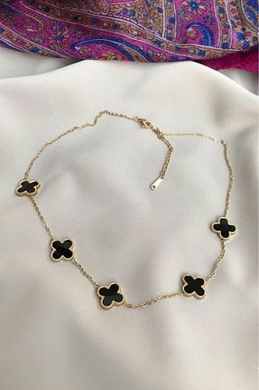 گردنبند جواهر طلائی زنانه فلزی X-Lady Accessories - کد 871640407