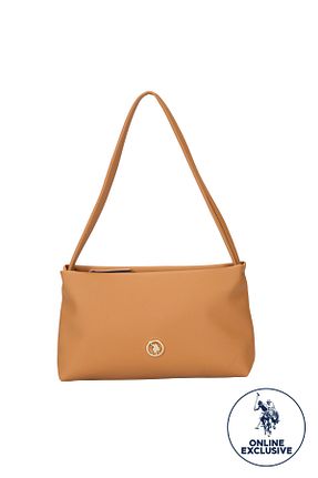 کیف دوشی قهوه ای زنانه پلی استر U.S. Polo Assn. - کد 828208534
