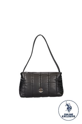 کیف پستچی مشکی زنانه U.S. Polo Assn. - کد 826371296