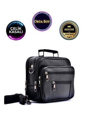 کیف دستی مشکی مردانه سایز متوسط CüzCan - کد 867981282