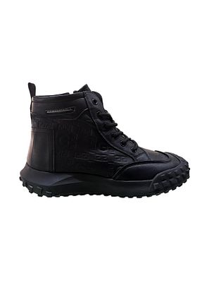 بوت / نیم بوت مشکی مردانه چرم خالص Guja - کد 871643879