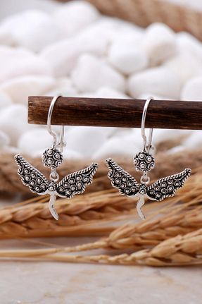 گوشواره نقره زنانه 925 عیار Sümer Telkari - کد 316943870
