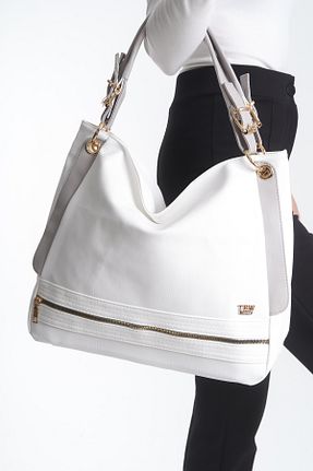 کیف دوشی سفید زنانه چرم مصنوعی Solo Bag - کد 871655934