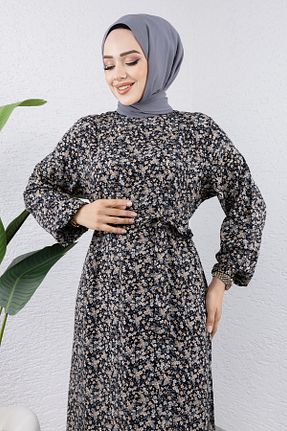 لباس حجاب مشکی زنانه رگولار Tesettür Dünyası - کد 871660342