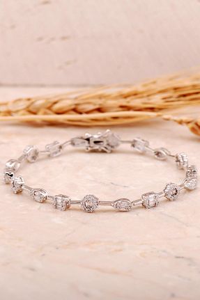 دستبند نقره زنانه 925 عیار Sümer Telkari - کد 786675179