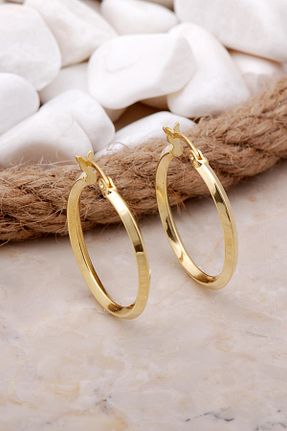 گوشواره نقره طلائی زنانه 925 عیار Sümer Telkari - کد 316974042