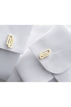 دکمه سر آستین طلائی مردانه CHARMORA JEWELRY STUDİO - کد 871698922