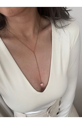 گردنبند استیل ( فولاد ) زرد استیل (فولاد) Hoop jewelery - کد 871666801