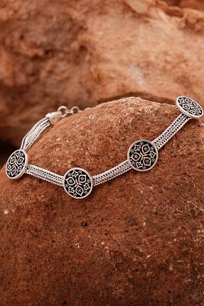 دستبند نقره بژ زنانه 925 عیار Sümer Telkari - کد 774411920
