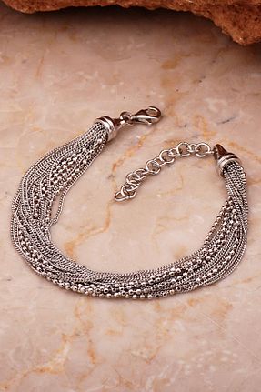 دستبند نقره زنانه 925 عیار Sümer Telkari - کد 849818812