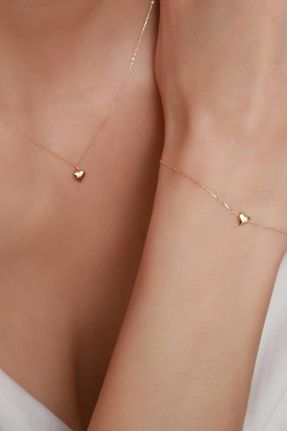 گردنبند طلا زرد زنانه 14 عیار Bayar Gold - کد 230306741