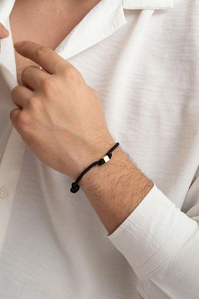 دستبند طلا زرد زنانه 14 عیار Bayar Gold - کد 70655007