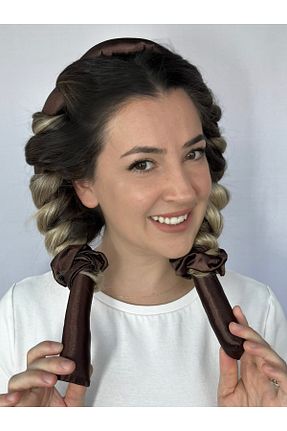 گیره سر قهوه ای زنانه ساتن Woollyland - کد 871675627