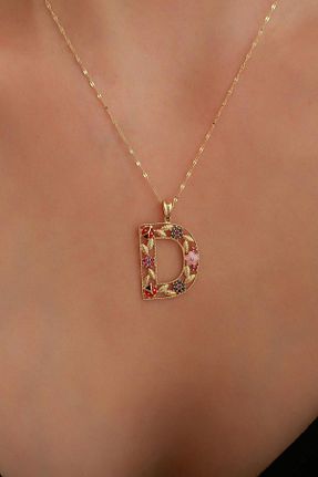 گردنبند طلا سبز زنانه 14 عیار Bayar Gold - کد 111792859