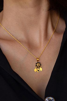 گردنبند طلا زرد زنانه 14 عیار Bayar Gold - کد 117289790