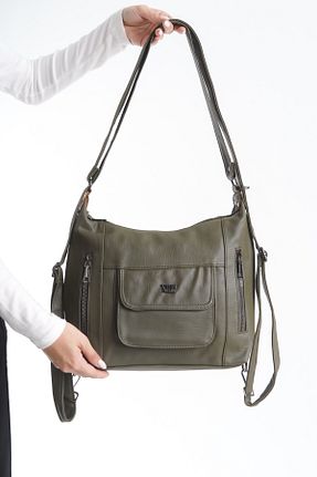 کیف دوشی خاکی زنانه چرم مصنوعی Solo Bag - کد 871678759