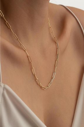 گردنبند طلا زرد زنانه 14 عیار Bayar Gold - کد 103144965
