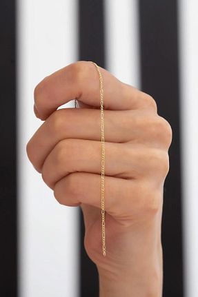 دستبند طلا زرد زنانه 14 عیار Bayar Gold - کد 225343991