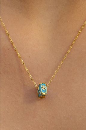 گردنبند طلا زرد زنانه 14 عیار Bayar Gold - کد 84870171