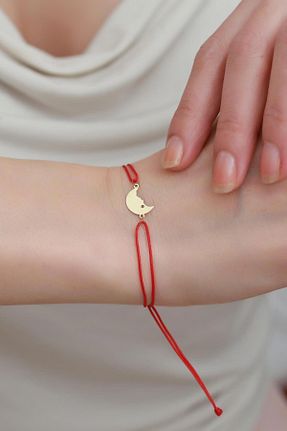 دستبند طلا زرد زنانه 14 عیار Bayar Gold - کد 301809550