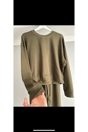 ست بالاتنه و پائین تنه خاکی زنانه بافتنی ANKH WOMAN - کد 871681309